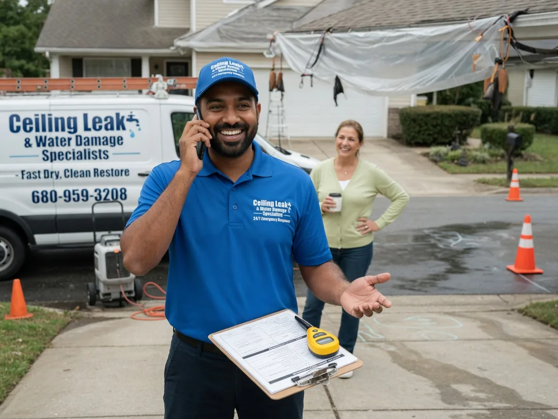 Ceiling Leak Cleanup Scott City, MO FAQs